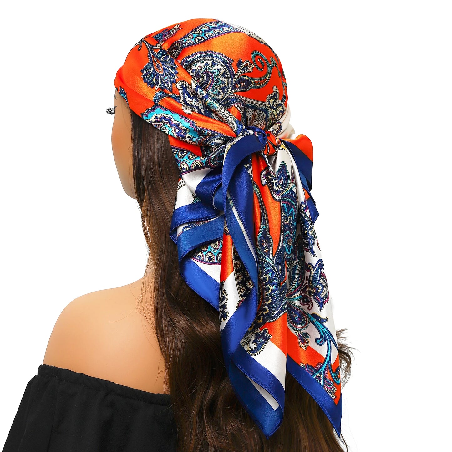 Silk Satin Square Head Scarf