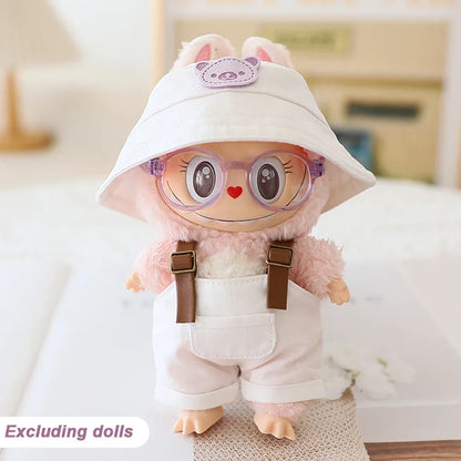 Mini Doll Clothes & Accessories Set – For 17cm Labubu Idol Dolls