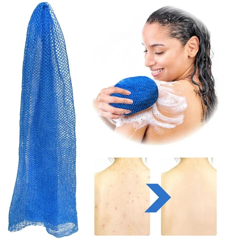 1/3pcs African Net Bath Sponge – Double-Sided Exfoliating Washcloth & Loofah Towel for Smooth, Healthy Skin