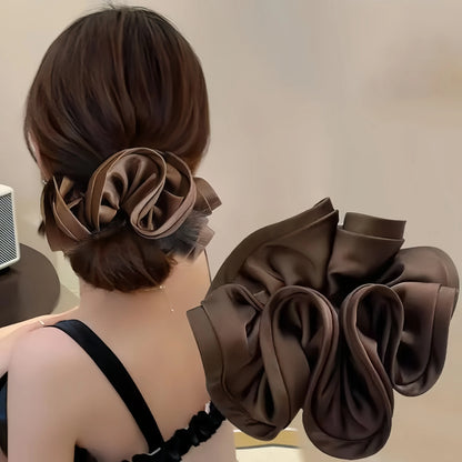 Big Satin Hair Tie Scrunchies