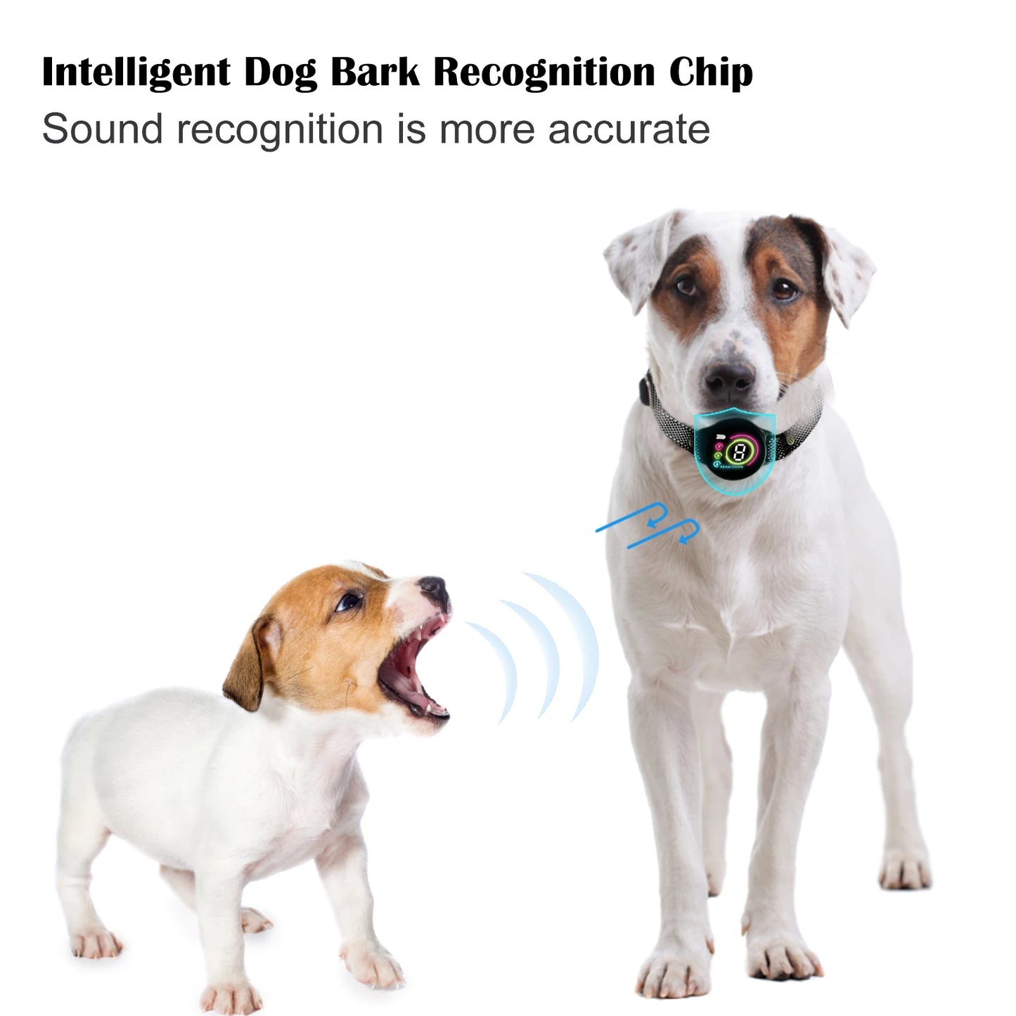 Advanced Waterproof Rechargeable Dog Training Collar with Colour Display