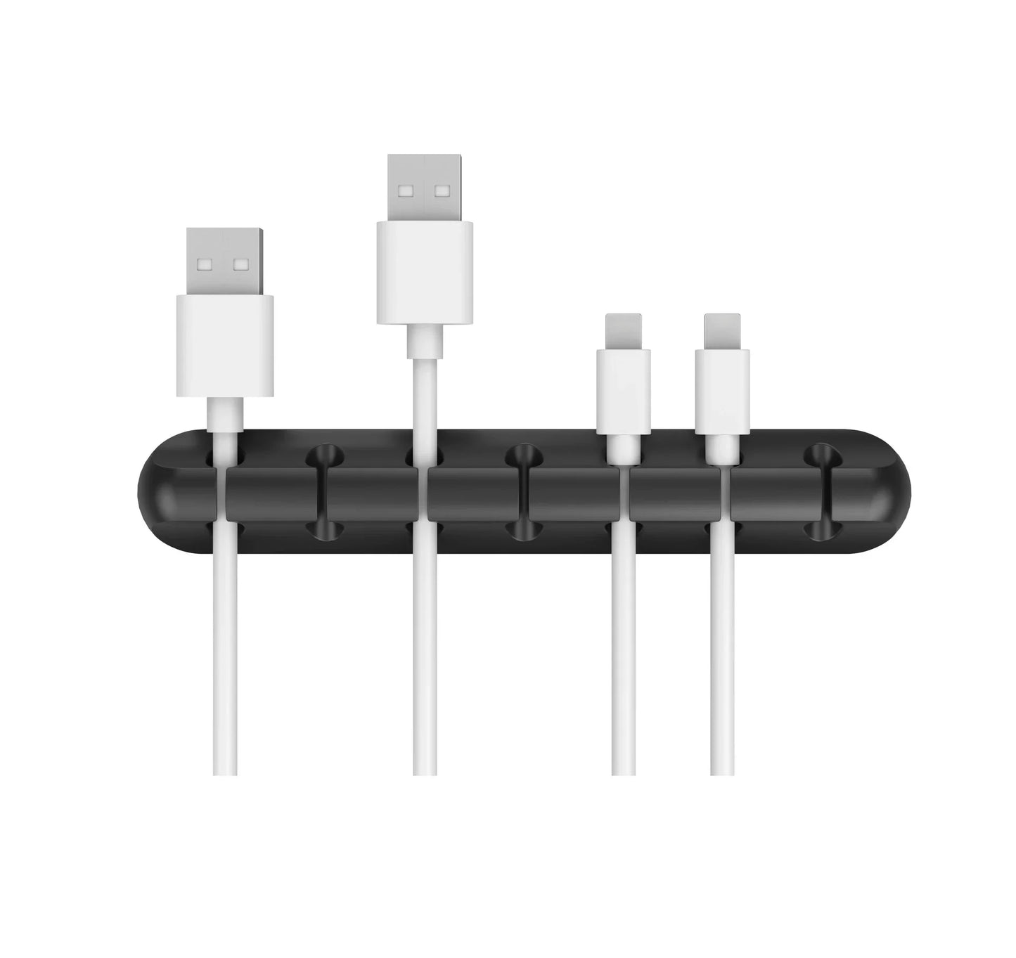 Silicone USB Cable Organizer - Cable Winder & Desktop Tidy Clips for Mouse, Headphones, and Wires
