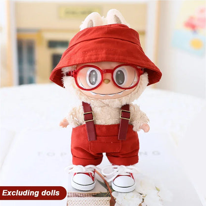 Mini Doll Clothes & Accessories Set – For 17cm Labubu Idol Dolls