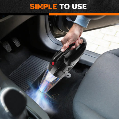 Mini Cordless Handheld Vacuum Cleaner Powerful Suction USB Rechargeable Lightweight Portable Vacuum for Car Home Pet Hair Sofa Carpet Office Cleaning by Haraps.com