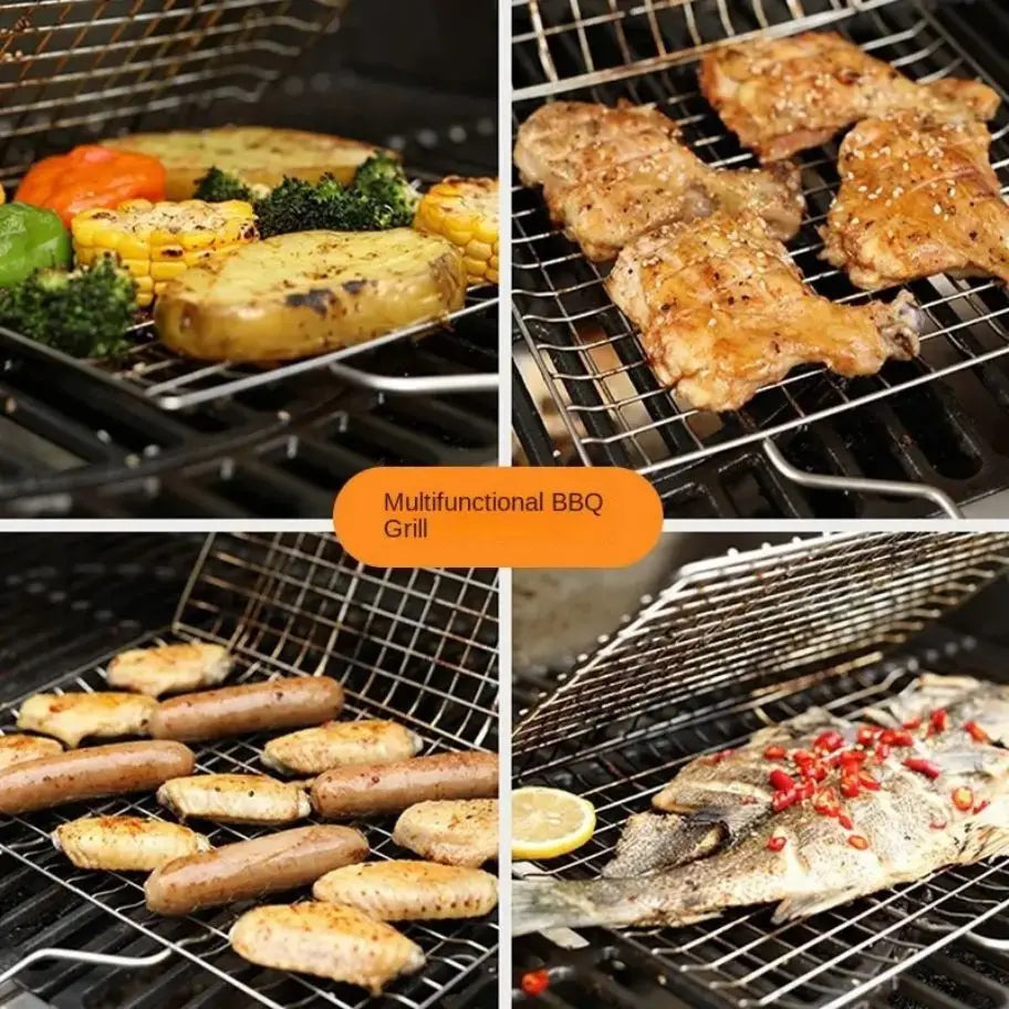 Stainless Steel Non-Stick BBQ Basket