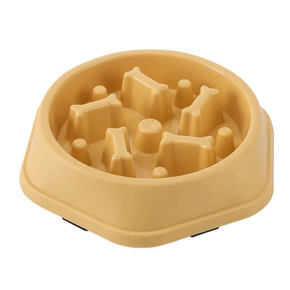 Slow Feeder Dog & Cat Bowl – Anti-Choking, Non-Slip, Healthy Eating Pet Bowl