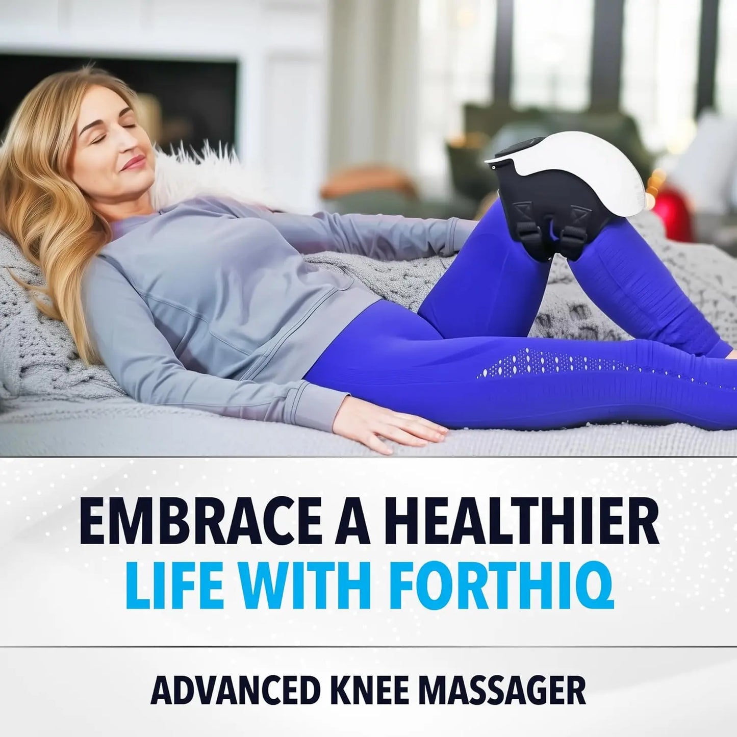 Smart Knee Massager with Red Light Therapy