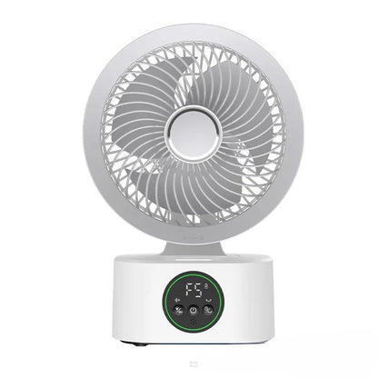 Portable Wall Hanging USB Fan With Remote Control And Nightlight Smart Voice Activated Folding Air Cooler For Home