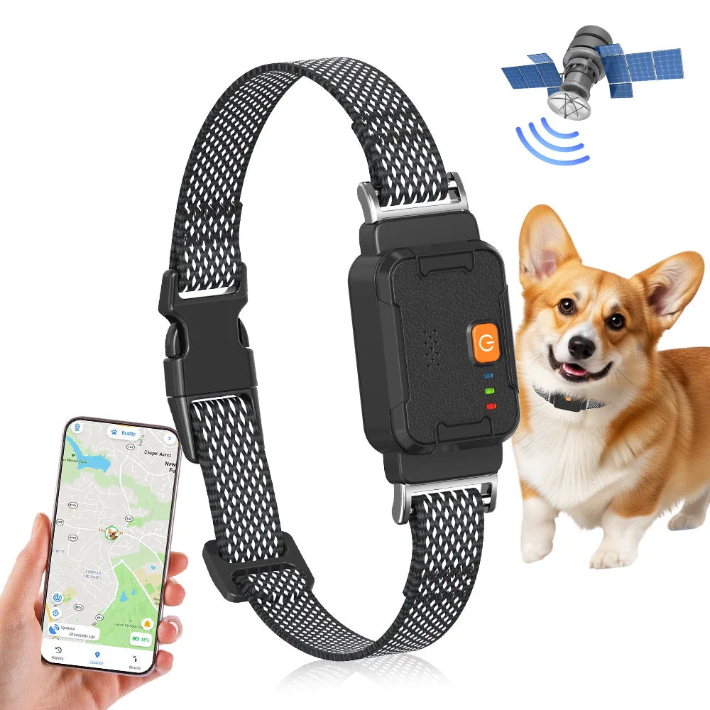 4G pet GPS tracker, tracking device, cat anti loss device, real-time positioning, action trajectory tracking, record checking by Haraps.com