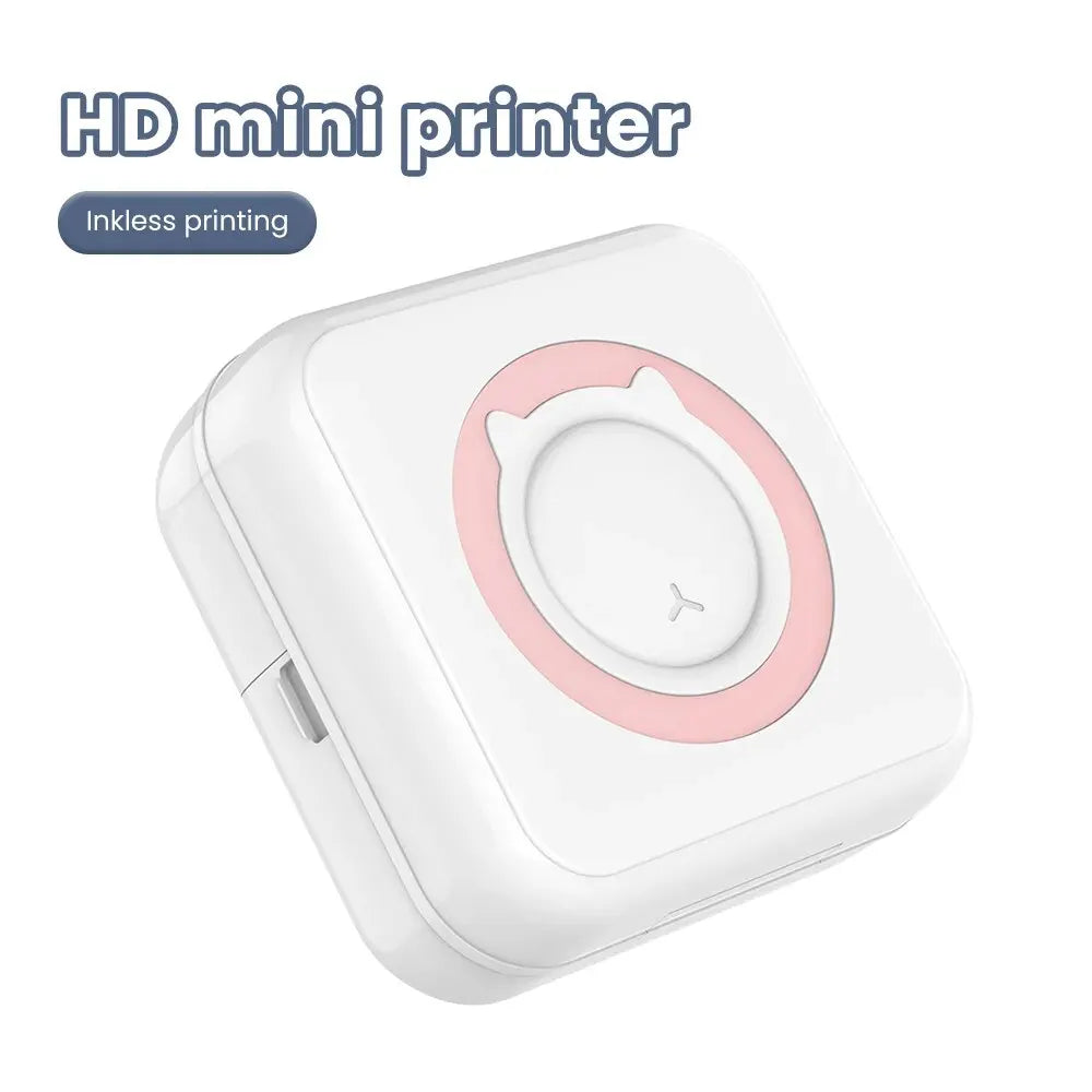 Mini Portable Thermal Printer with Bluetooth Connectivity