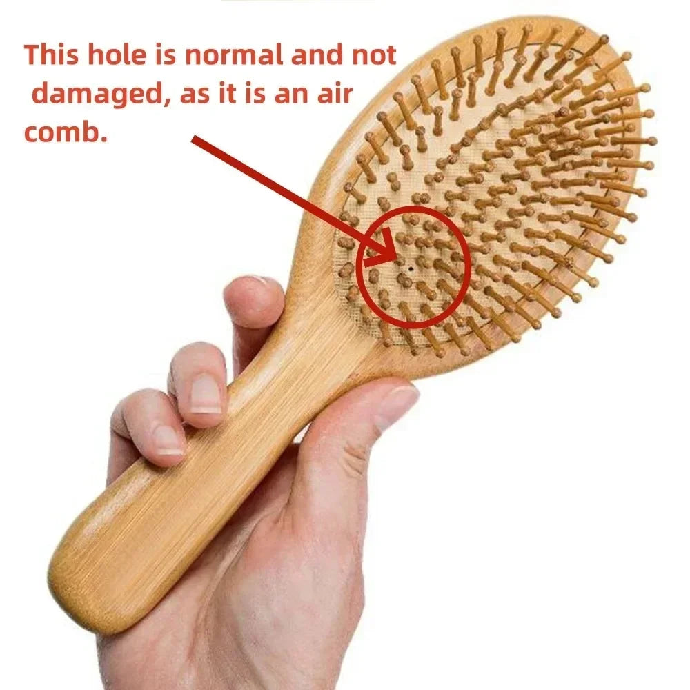 Wooden Bamboo Hair Brush