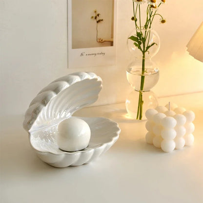 Mermaid Pearl Shell Night Glow Light