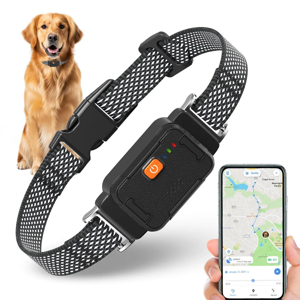 4G pet GPS tracker, tracking device, cat anti loss device, real-time positioning, action trajectory tracking, record checking by Haraps.com