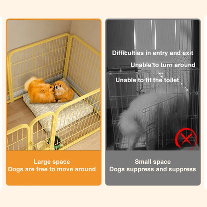 Foldable Dog Playpen – Heavy-Duty Pet Exercise Cage for Dogs, Cats & Rabbits