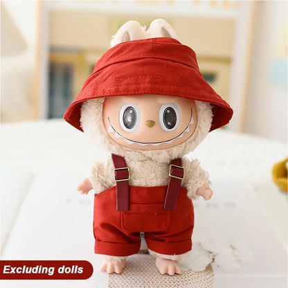 Mini Doll Clothes & Accessories Set – For 17cm Labubu Idol Dolls