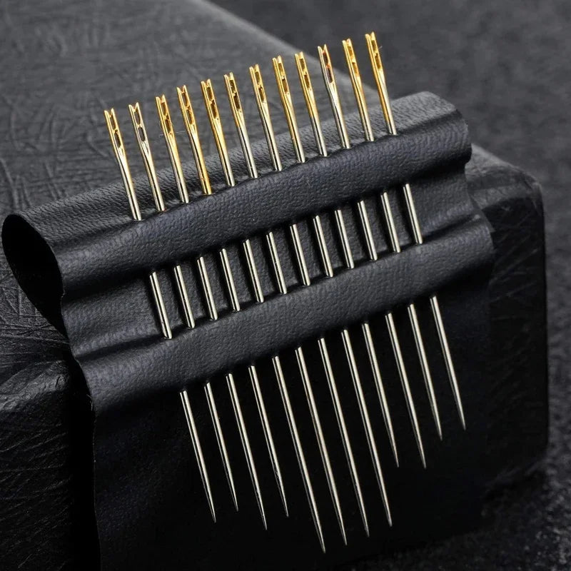 12Pcs Side Hole Blind Sewing Needles