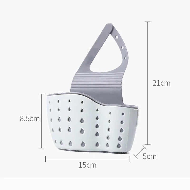 Kitchen sink hanging soap sponge strainer