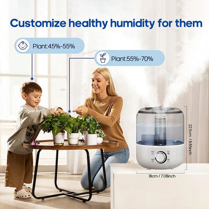Professional 3L Air Humidifier with Remote Control Timer