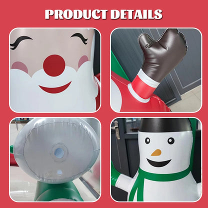 Santa Claus Inflatable Christmas Archway Decoration