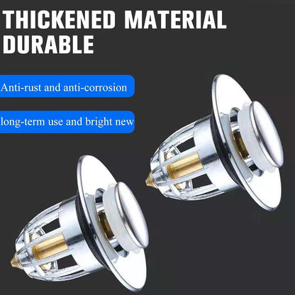 Bounce Press Basin Pop-up Drain Filter