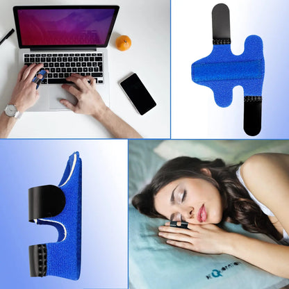 FlexiFit Trigger Finger Splint Adjustable Support For Sprains by Haraps.com