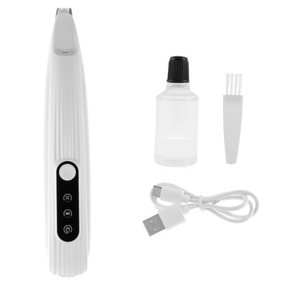 LED Dog Paw Trimmer – Low Noise Cordless Pet Grooming Clipper (Waterproof, High-Speed)