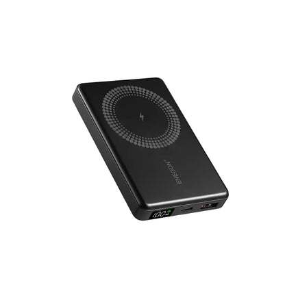 10000mAh Magnetic Wireless Power Bank with Stand 22.5W Fast Charging LED Display Portable Charger for iPhone 17/16 Samsung by Haraps.com