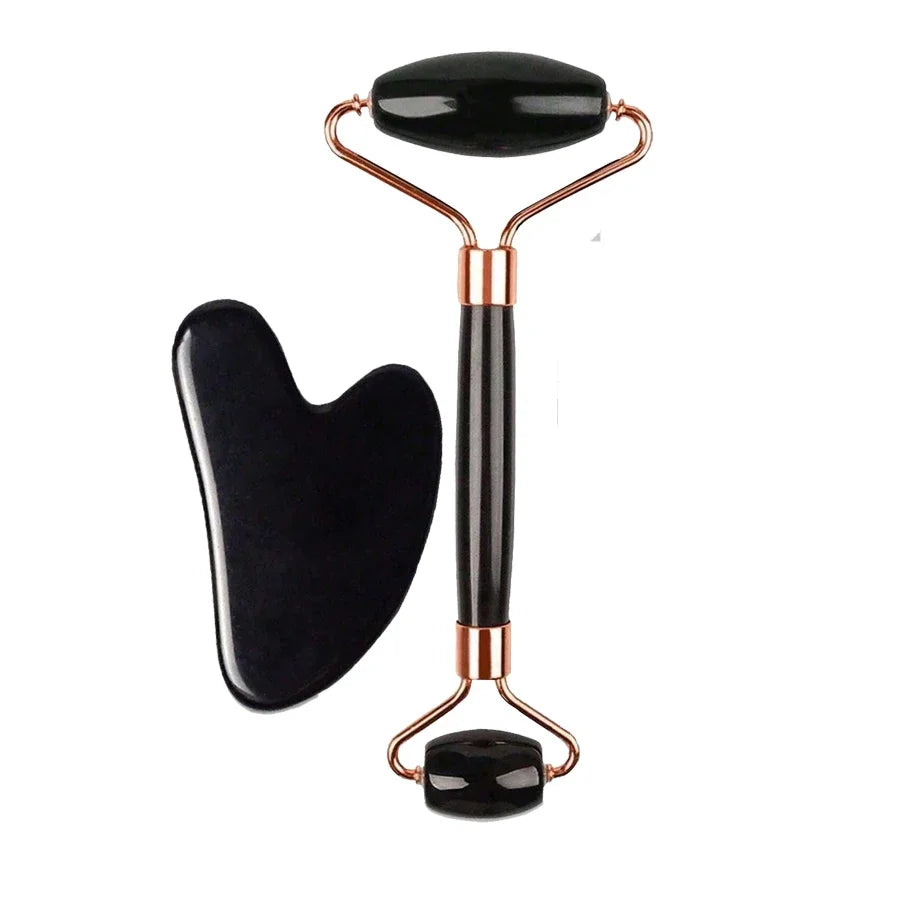 GlowIce Ice Face Roller Set Stainless Steel Lifting Tool by Haraps.com