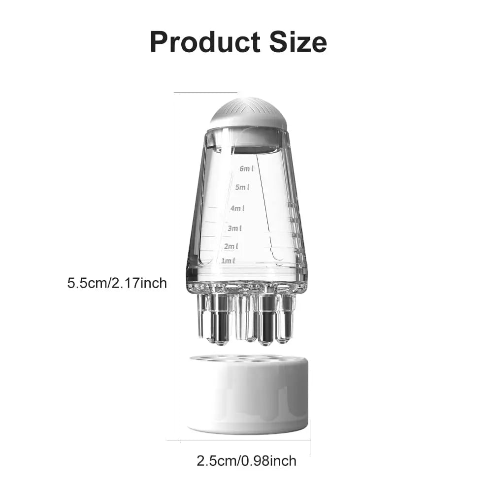 Essential Oil Scalp Comb Roller With Massager by Haraps.com
