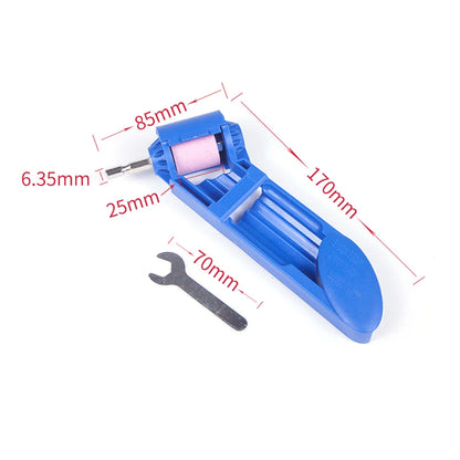 Portable Drill Bit Sharpener with Corundum Grinding Wheel