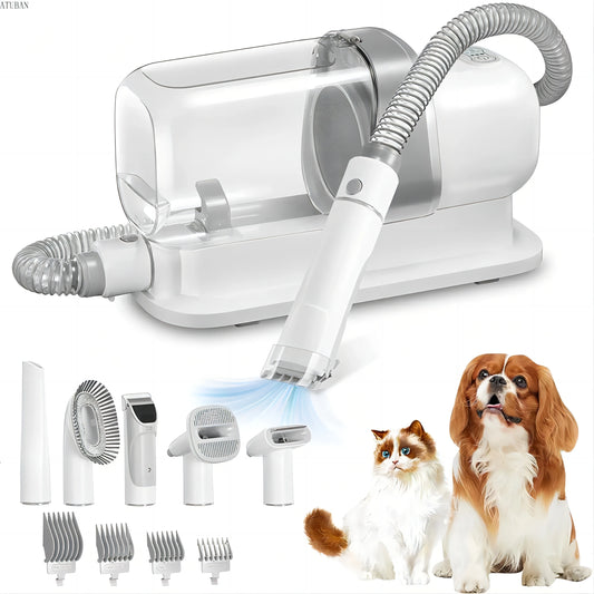 Pet Grooming Vacuum & Dog Grooming Kit