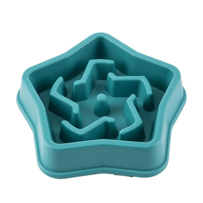 Slow Feeder Dog & Cat Bowl – Anti-Choking, Non-Slip, Healthy Eating Pet Bowl