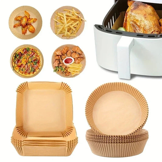 50pcs Air Fryer Disposable Parchment Paper