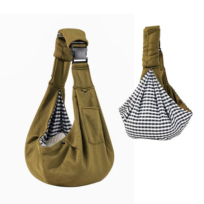 Comfortable Pet Sling Carrier Bag – Portable Dog & Cat Shoulder Bag for Travel