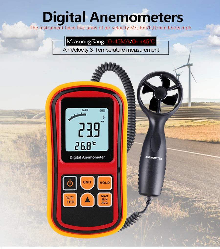 Handheld Digital Anemometer