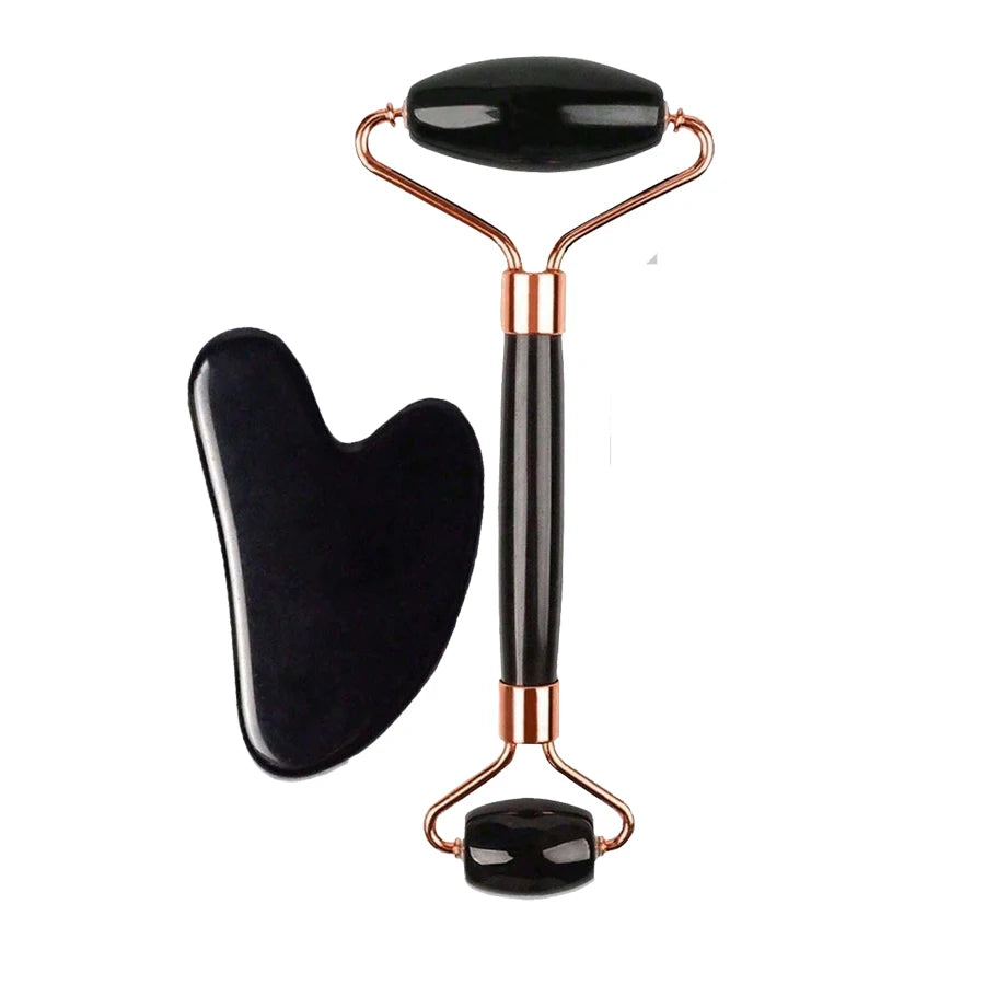 Purify Ice Face Roller Set With Gua Sha Tool by Haraps.com