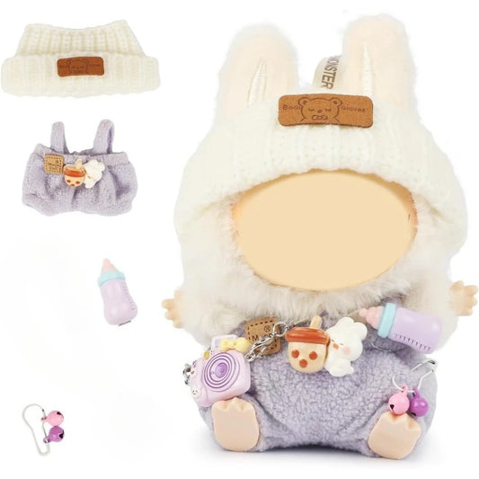 Doll Clothes Outfit Set – For 15cm & 17cm Rabbit Dolls