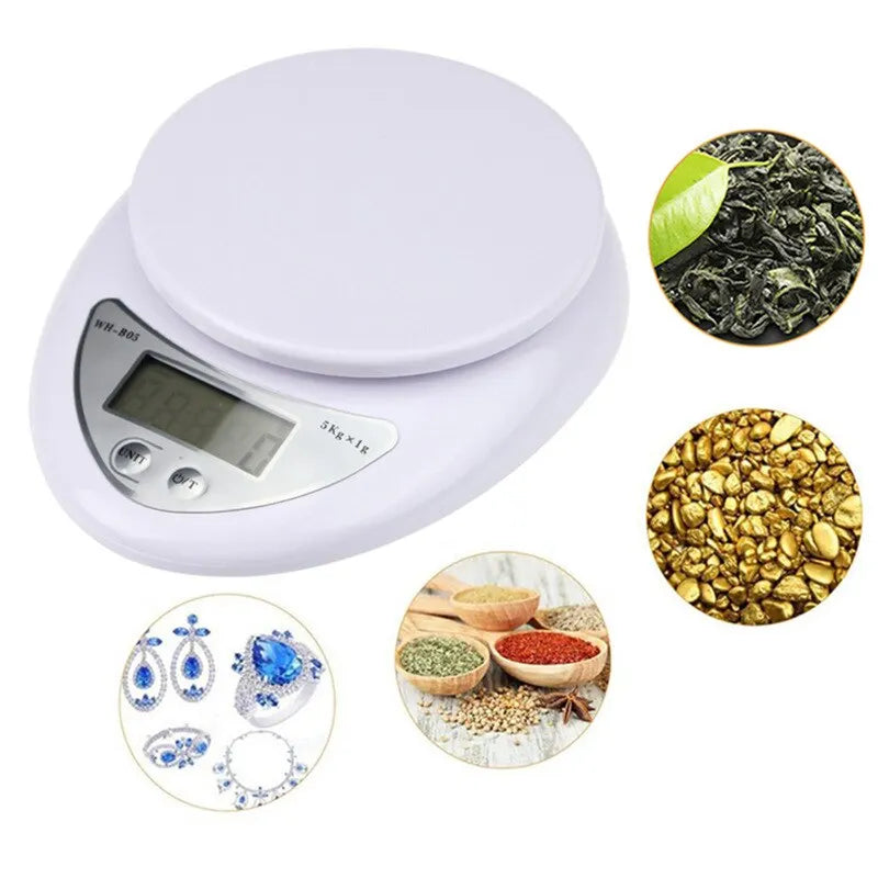 5kg LED Portable Digital Kitchen Scale