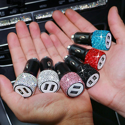 Bling USB Car Charging Cable 3 in 1