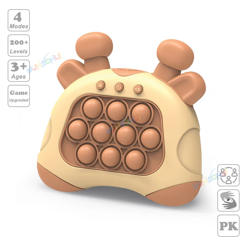 Electronic Pop Push Quick Push Game Console with LED Display