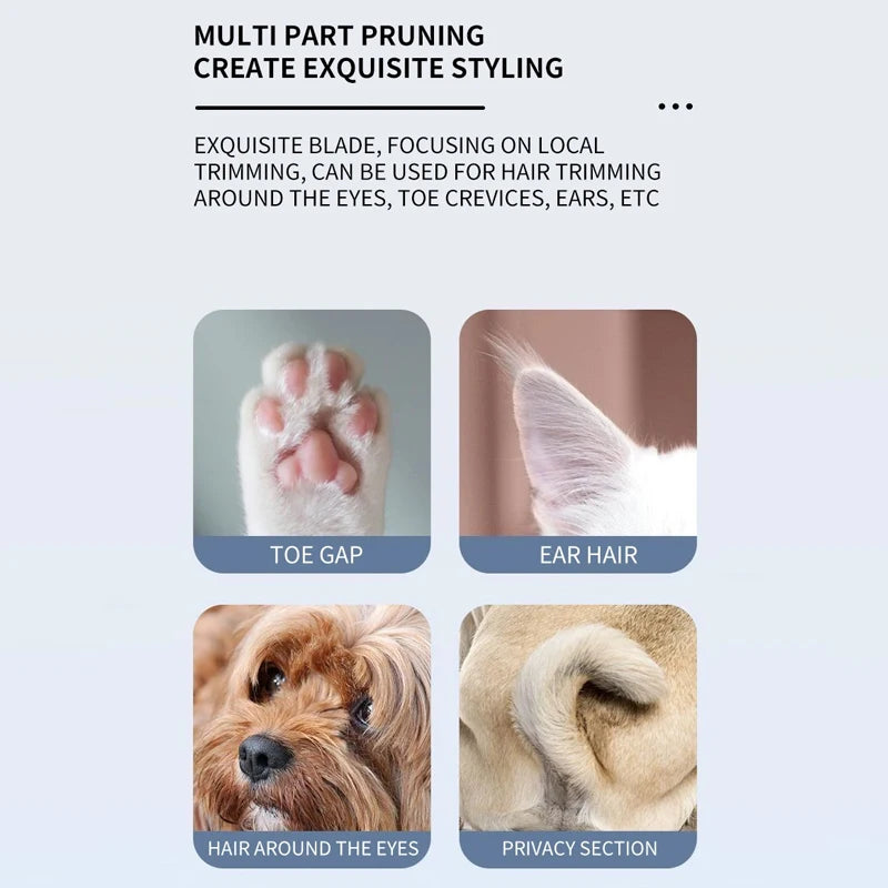 Multi-Functional Rechargeable Pet Grooming Clipper