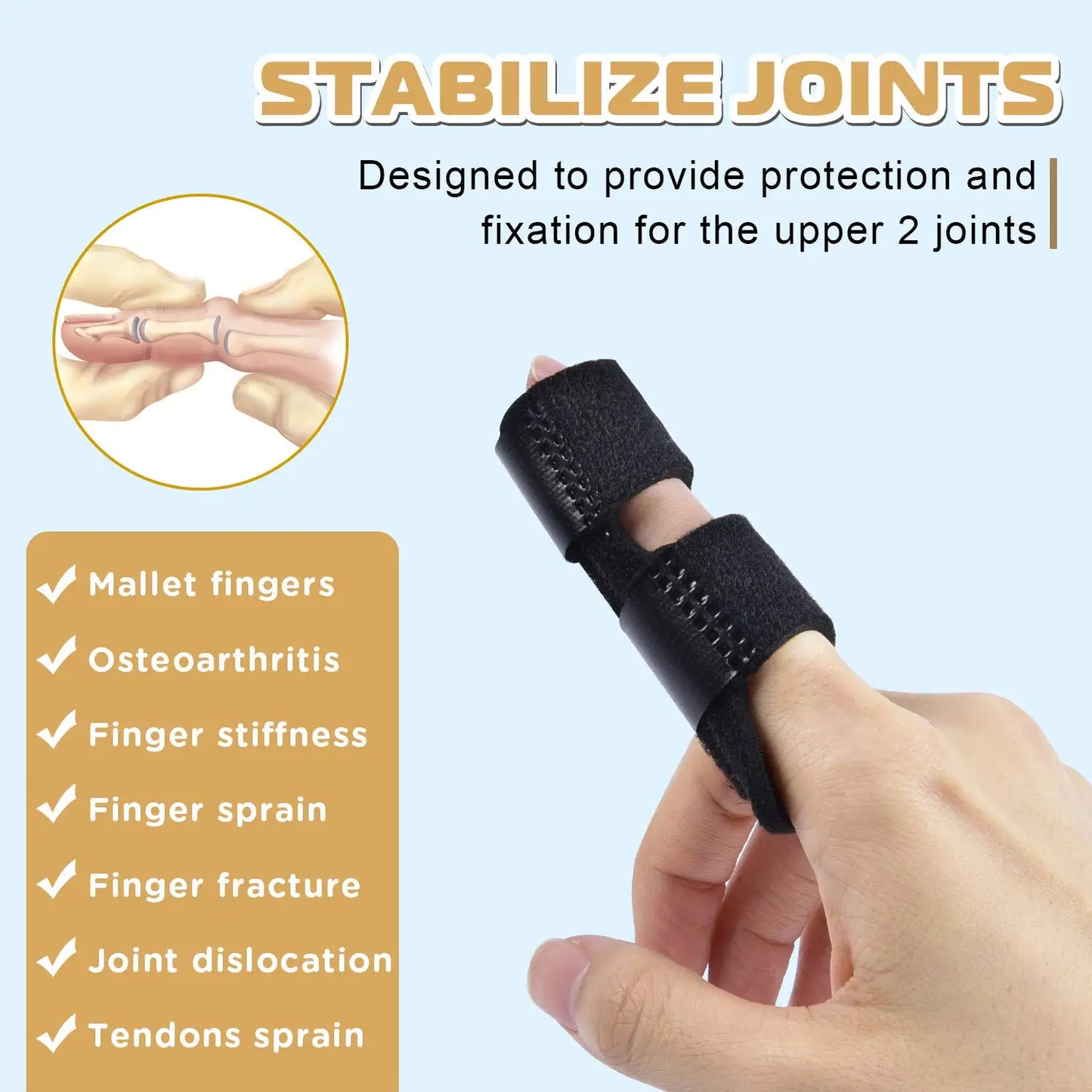 Trigger Finger Splint By MediCare Adjustable Support by Haraps.com