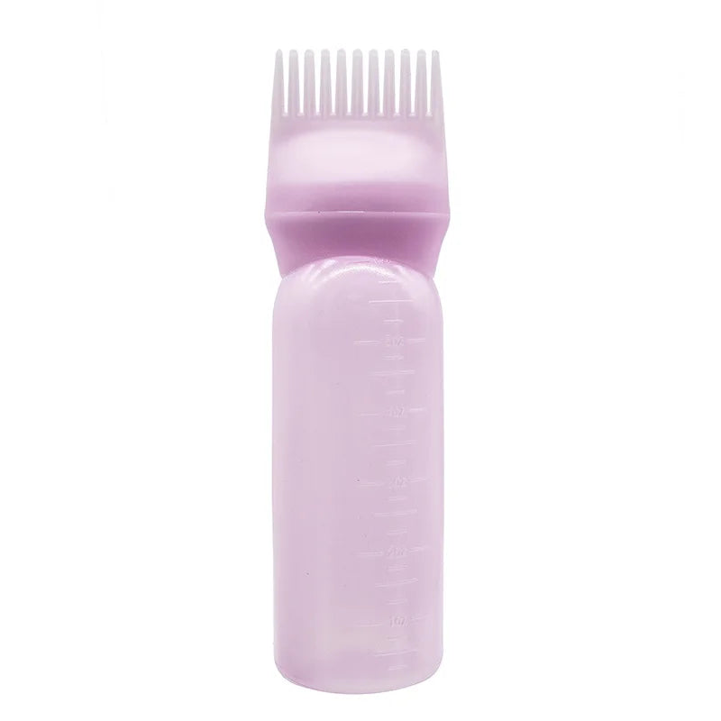 Hair Dye & Oil Applicator Bottle with Comb
