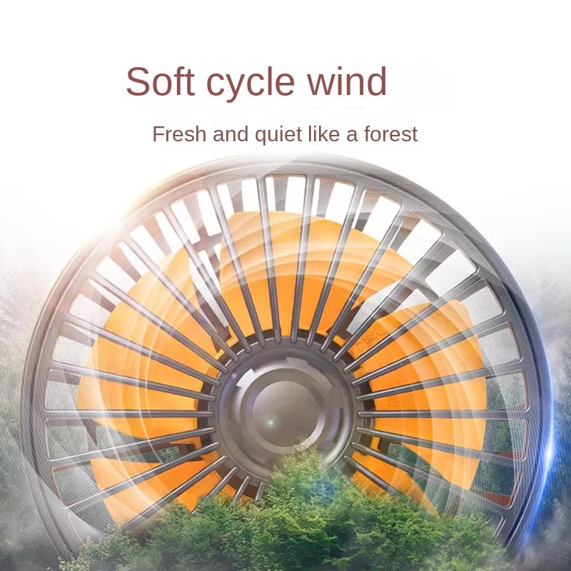 Car Fan 360° Adjustable 3 Head Air Fan Automotive Electric Fan USB/12V/24V Fan 2 Speeds Car Silent Fan For Home Desk Office&Car by Haraps.com