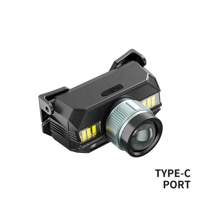 High-Performance Rechargeable Headlamp with Red Light Feature