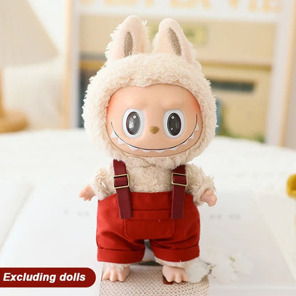 Mini Doll Clothes & Accessories Set – For 17cm Labubu Idol Dolls