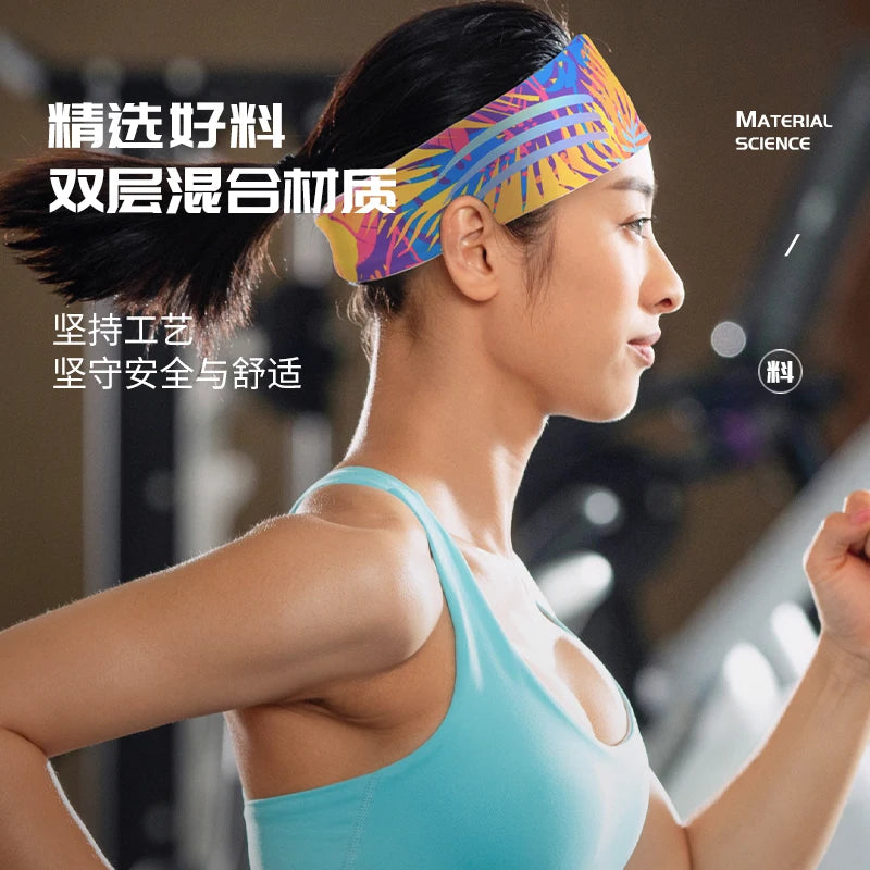 Sports Headband Wicking Workout Workout Sweatband Non Slip for Running Fitness Yoga Cycling Sport Sweatband for Men Women by Haraps.com