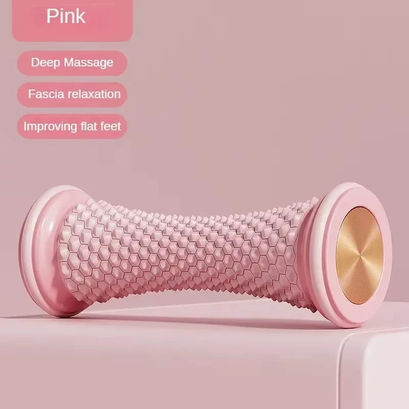 Foot Massager Roller – Yoga Massage Ball for Plantar Fascia & Muscle Relaxation, Manual Plastic Foot Massage Tool