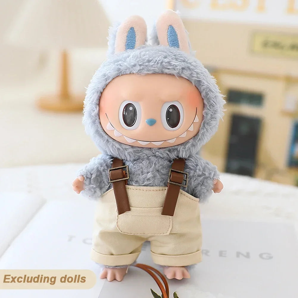 Mini Doll Clothes & Accessories Set – For 17cm Labubu Idol Dolls