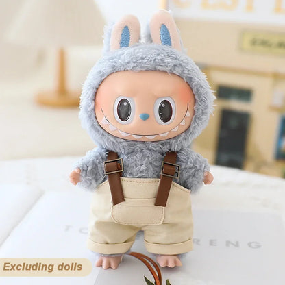 Mini Doll Clothes & Accessories Set – For 17cm Labubu Idol Dolls
